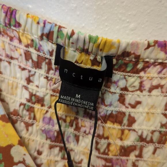 NWT floral sanctuary cinch top size medium - Picture 3 of 5